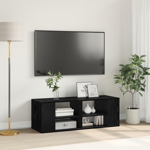 TV-Schränk Schwarze Eiche 102 x 35 x 35 cm Holzwerkstoff, Moderne Wohnzimmer Schrankwand für Wohnzimmer Büro Loft-Wohnungen TV-Schränk Schwarze Eiche 102 x 35 x 35 cm Holzwerkstoff, Moderne Wohnzimmer Schrankwand für Wohnzimmer Büro Loft-Wohnungen von Gecheer