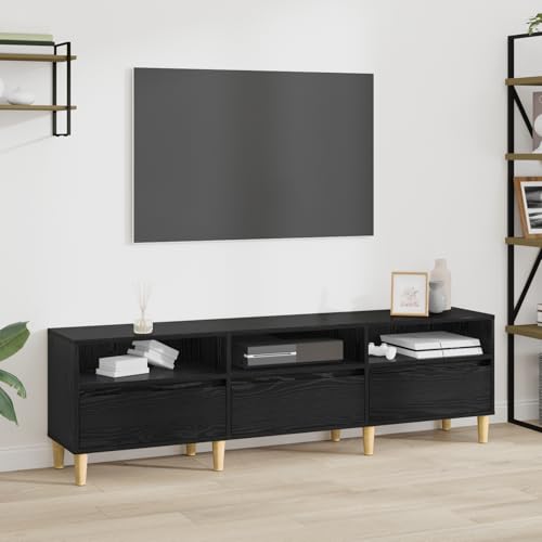 TV-Schränk Schwarze Eiche 150 x 30 x 45 cm Holzwerkstoff, Moderne Wohnzimmer Schrankwand für Wohnzimmer Büro Loft-Wohnungen TV-Schränk Schwarze Eiche 150 x 30 x 45 cm Holzwerkstoff, Moderne Wohnzimmer Schrankwand für Wohnzimmer Büro Loft-Wohnungen von Gecheer