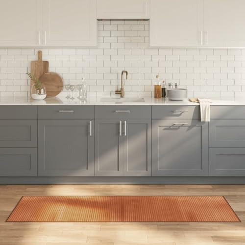 Teppich Rechteckig Braun 60x200 cm Bambus, Einfacher Teppich Terrassenteppich für Wohnzimmer Schlafzimmer Flurteppich376836 Teppich Rechteckig Braun 60x200 cm Bambus, Einfacher Teppich Terrassenteppich für Wohnzimmer Schlafzimmer Flurteppich376836 von Gecheer