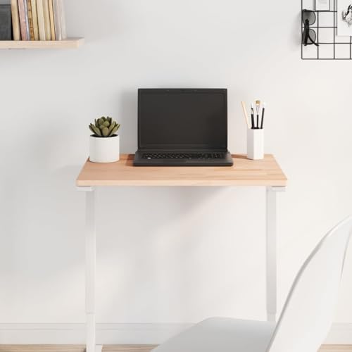 Tischplatte 60x40x1,5 cm Rechteckig Massivholz Buche, Tischplatte Baumkanten-Platte für Schreibtisch Küche Fensterbank Heimwerker-geeignet3188880 von Gecheer