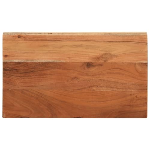 Tischplatte 60x40x2,5 cm Rechteckig Massivholz Akazie, Tischplatte Baumkanten-Platte für Schreibtisch Küche Fensterbank Heimwerker-geeignet Tischplatte 60x40x2,5 cm Rechteckig Massivholz Akazie, Tischplatte Baumkanten-Platte für Schreibtisch Küche Fensterbank Heimwerker-geeignet von Gecheer