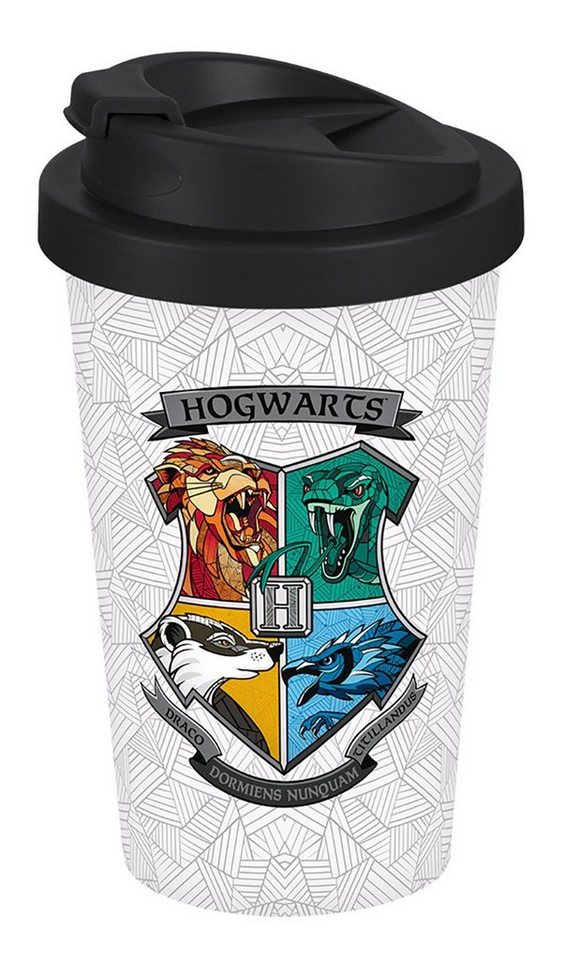 Geda Labels GmbH Coffee-to-go-Becher Harry Potter Stand Together, PP, Weiß, 400 ml, doppelwandig, auslaufsicher Geda Labels GmbH Coffee-to-go-Becher Harry Potter Stand Together, PP, Weiß, 400 ml, doppelwandig, auslaufsicher von Geda Labels GmbH