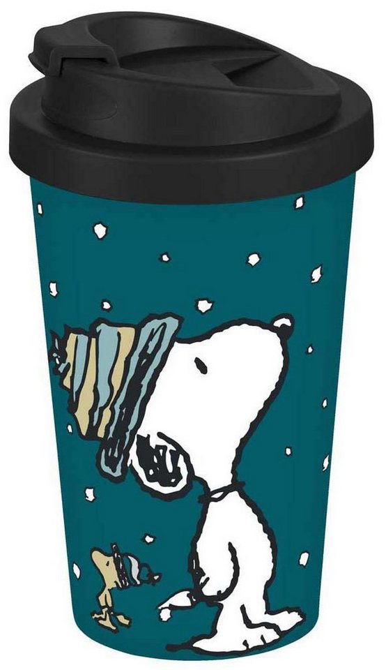 Geda Labels GmbH Coffee-to-go-Becher Coffee to go Becher Peanuts Winter 400ml, PP Geda Labels GmbH Coffee-to-go-Becher Coffee to go Becher Peanuts Winter 400ml, PP von Geda Labels GmbH