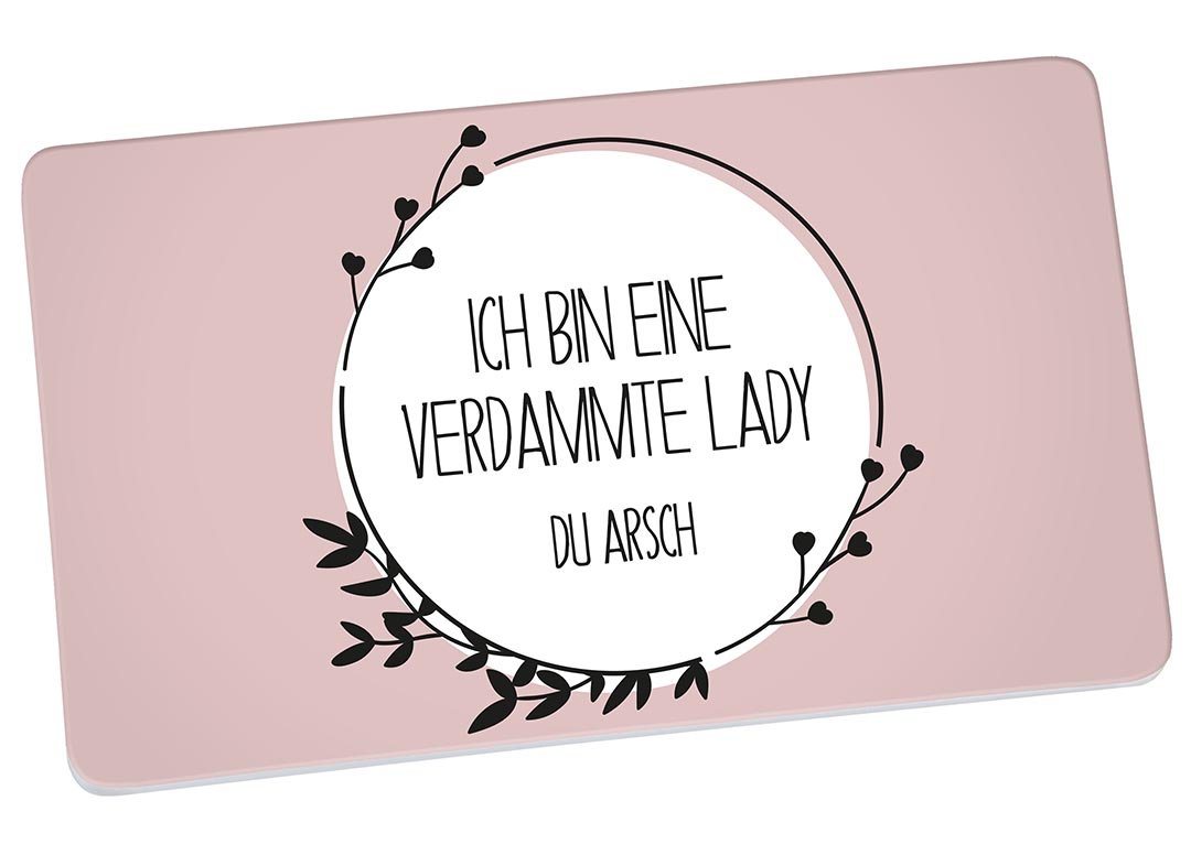 Geda Labels GmbH Frühstücksbrett Ich bin eine verdammte Lady, Melamin, (1-St), Rosa, 23,5x14,5x0,3cm, spülmaschinengeeignet Geda Labels GmbH Frühstücksbrett Ich bin eine verdammte Lady, Melamin, (1-St), Rosa, 23,5x14,5x0,3cm, spülmaschinengeeignet von Geda Labels GmbH
