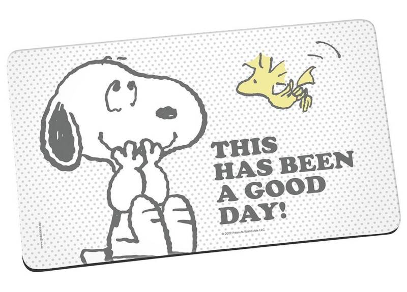 Geda Labels GmbH Frühstücksbrett Frühstücksbrettchen Snoopy Good Day, Resopal von Geda Labels GmbH
