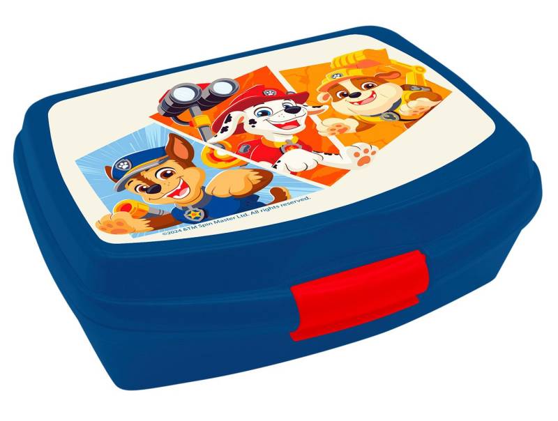 Geda Labels GmbH Lunchbox Paw Patrol Rescue Heroes, PP, (1-tlg), Blau, 600ml, Klappverschluss von Geda Labels GmbH