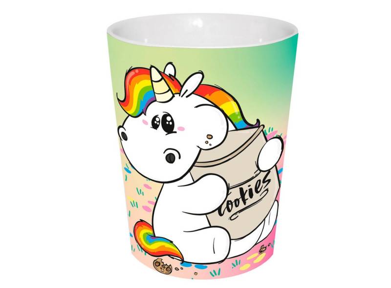 Geda Labels GmbH Tasse Pummeleinhorn Keksdose, Keramik, Rosa, 280ml, stapelbar Geda Labels GmbH Tasse Pummeleinhorn Keksdose, Keramik, Rosa, 280ml, stapelbar von Geda Labels GmbH