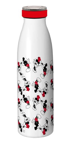 Isolierflasche Mickey Kiss Sketch rot 500ml, Bunt von Gedalabels