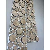Baumscheiben Paneele Rechteck Holzscheiben Wanddekoration Baumscheiben Paneele Rechteck Holzscheiben Wanddekoration von GedankenwunderDecor