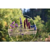 Loopkranz Blumenkranz "Violet Garden" Mit Naturgarn Loopkranz Blumenkranz "Violet Garden" Mit Naturgarn von GedankenwunderDecor