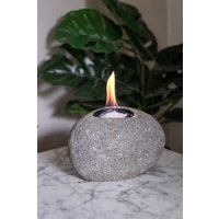 Out-/Indoor Ethanol Feuer S "Feuerkiesel" Stein von GedankenwunderDecor