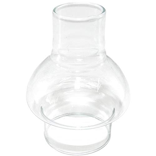 Gedeko Bauchiges Glas für Windlicht ohne Boden Ersatzglas Ø unten ca. 62 mm, Höhe ca. 115 mm von Gedeko