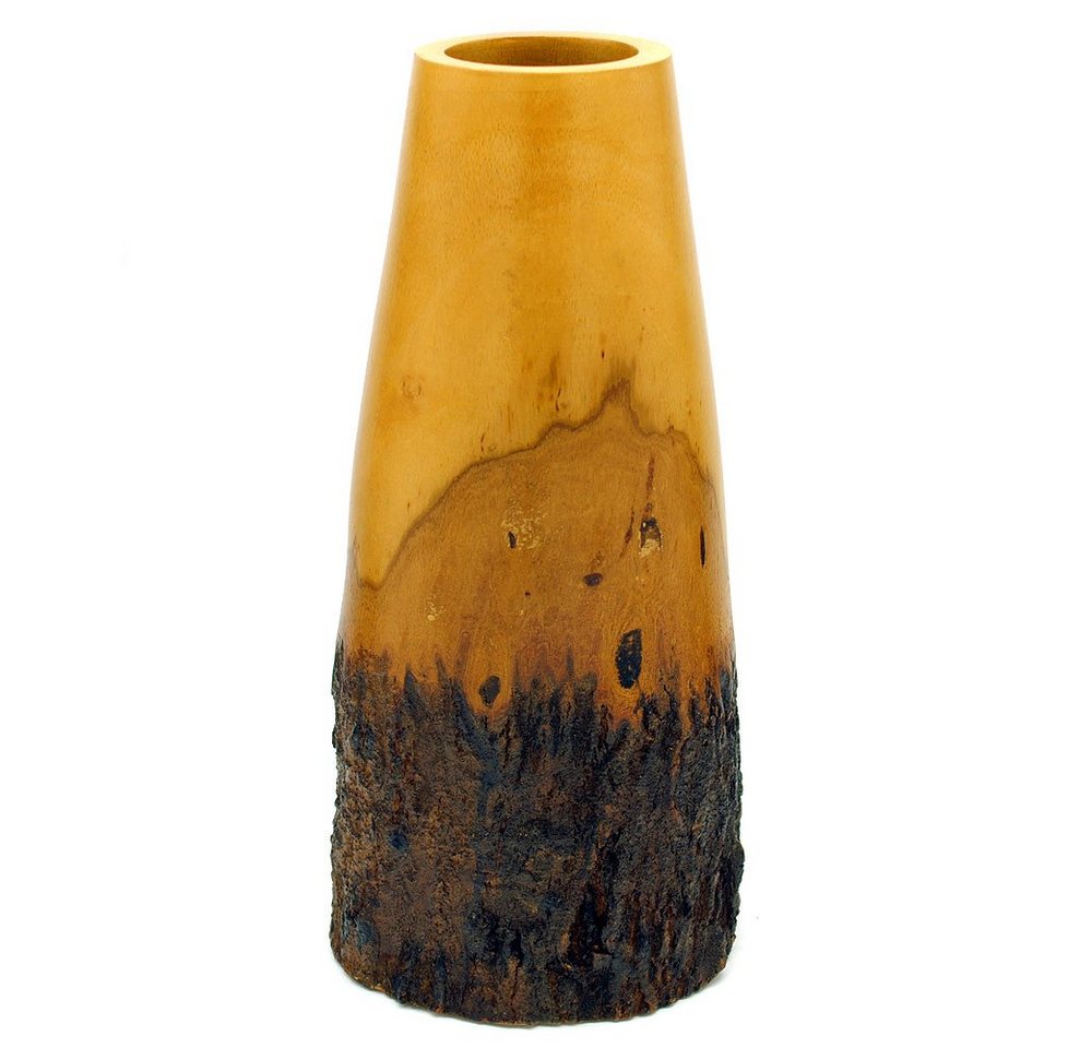 Gedeko Dekovase Holzvase Mango, Vase aus Holz mit Rinde, Höhe 30 cm von Gedeko