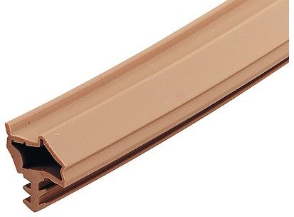 Gedotec Zugluftstopper für Zimmertür S 7210 | 1 Rolle - Türrahmen Dichtung | Länge: 25 m | Falzbreite: 12 mm | Türdichtung Kunststoff TPE weich PVC beige | zum Abdichten von Türen | Türgummi von Gedotec