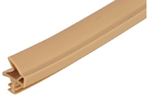 Gedotec Zugluftstopper für Zimmertür S 6577a | 1 Rolle - Türrahmen Dichtung | Länge: 25 m | Falzbreite: 12 mm | Türdichtung Kunststoff TPE weich PVC beige | zum Abdichten von Türen | Türgummi von Gedotec