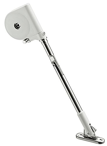 Gedotec Bremsklappenhalter Klappenbeschlag Küche Klappenstütze - H3085 | Gehäuse: weiß | Klappenhalter mit Bremswirkung | Öffnungswinkel 90° | 1 Stück - Klappenscharnier für Möbel-Schränke & Türen von Gedotec