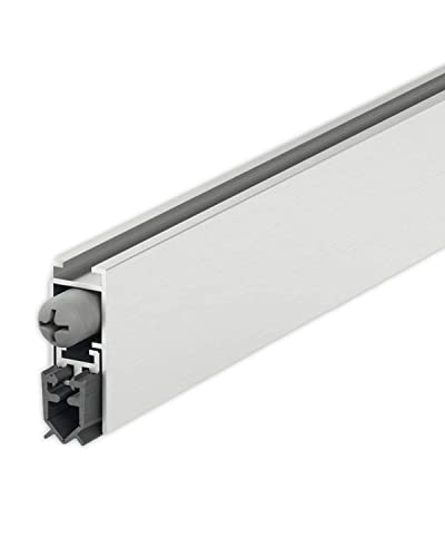 Gedotec absenkbare Bodendichtung - Silber grau | 1 Stück Türbodendichtung automatisch | DDS 12 | Länge 630 mm - kürzbar | Absenkdichtung Zugluftstopper | Dichtung für Türen kältefeind windschutz tür von Gedotec