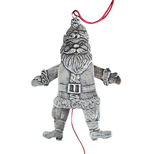 Hampelmann als Nikolaus von Hand patiniert (HxB) 7,5 x 4,5 cm Christbaumschmuckanhänger, Christbaumschmuck, Weihnachtsbaumanhänger, Weihnachten von Gedona Geschenke der besonderen Art