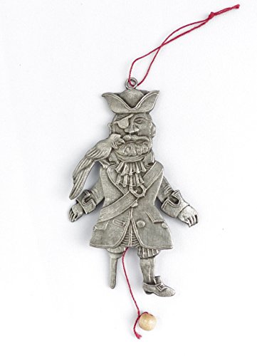 Hampelmann Pirat (HxB) 7,5 x 4,5 cm von Hand patiniert funktioniert richtig, Geschenkanhänger, Weihnachtsbaumanhänger Weihnachten von Gedona Geschenke der besonderen Art