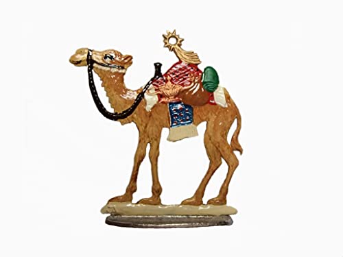 Kamel beidseitig von Hand bemalt als stehende Figur (HxB) 5,5 x 5,5 cm Weihnachtsdeko, Krippen Deko, Christbaumschmuckanhänger, Christbaumschmuck, Weihnachtsbaumanhänger, Weihnachten von Gedona Geschenke der besonderen Art