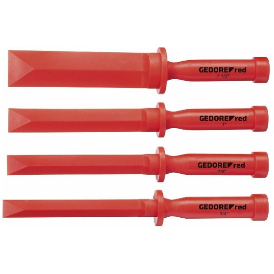 GEDORE red® - R91901004 Schonmeißelsatz 3/4"-1.1/2" 4-teilig von Gedore Red