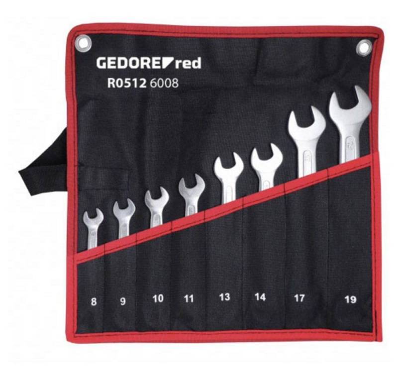 Gedore Red Maulschlüssel Doppelmaulschlüssel-Satz in Rolltasche kurz, metrisch 3301081 Gedore Red Maulschlüssel Doppelmaulschlüssel-Satz in Rolltasche kurz, metrisch 3301081 von Gedore Red