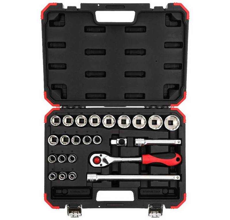 Gedore Red Steckschlüssel Steckschlüssel-Satz 1/2″ 24-teilig 3300056 Gedore Red Steckschlüssel Steckschlüssel-Satz 1/2″ 24-teilig 3300056 von Gedore Red