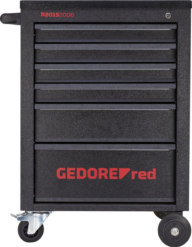 Gedore Red Werkzeugkoffer R20152006 Werkstattwagen Black MECHANIC 6 Schubladen von Gedore Red