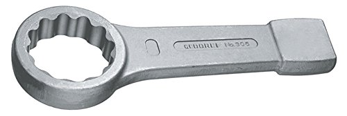 GEDORE Schlag-Ringschlüssel 50 mm, Hochpräzise Schlüsselweite, Robust für Industrie & Handwerk, Made in Germany - 50mm von GEDORE