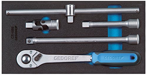 GEDORE 1500 CT1-1993 T Zubehör für Steckschlüsseleinsätze 1/2' in Check-Tool-Modul, 1 Stück von GEDORE