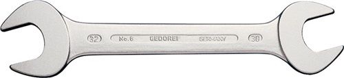 Gedore Doppelmaulschlüssel (30 x 32 mm Länge 302 mm / verchromt) - 6068120 von Gedore