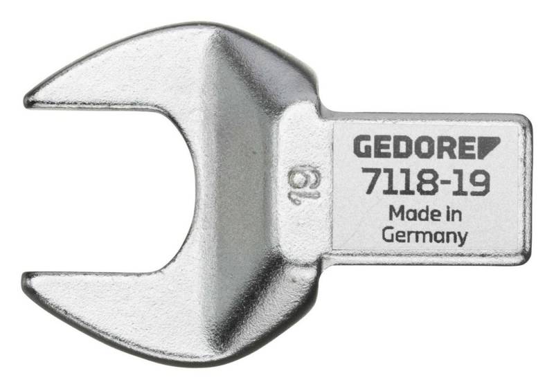 Gedore Drehmomentschlüssel, Einsteck-Maulschlüssel 18 mm Aufnahme 14 x 18 mm 4-kant von Gedore