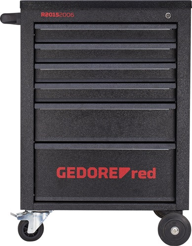 Gedore Red Werkstattwagen Mechanic 166-teilig mit 6 Schubladen von Gedore