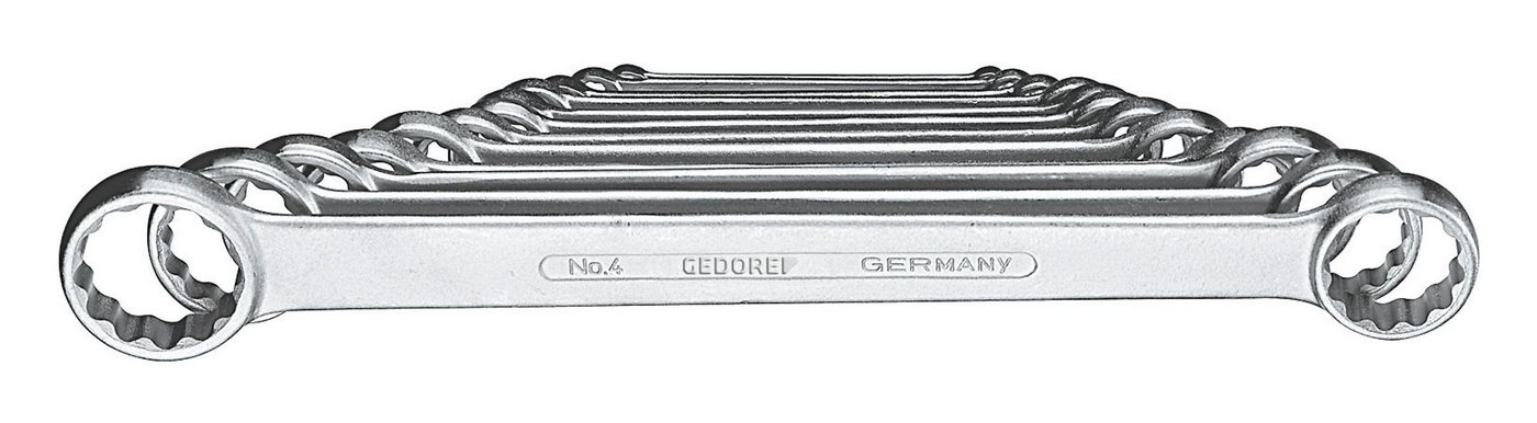 Gedore Ringschlüssel (8 St), Doppelringschlüssel Satz D837B 8tlg. 6 - 22 mm von Gedore