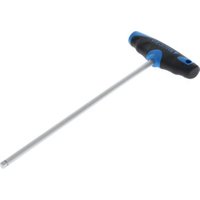 Gedore Vierkant-Steckgriff mit T-Griff, 1/4'' 6,3 mm Antrieb, für tiefliegende Schrauben geeignet, Kugelarretierung, 2098 T von Gedore