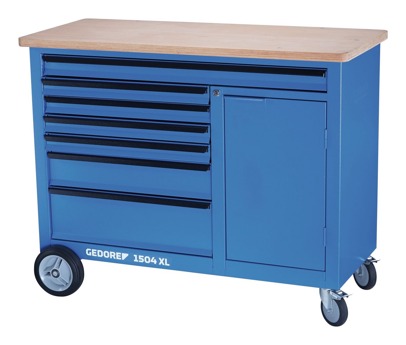 Gedore Werkbank, Rollwerkbank XL mit Fach und 6 Schubladen Gedore Werkbank, Rollwerkbank XL mit Fach und 6 Schubladen von Gedore