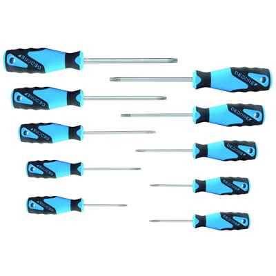 Schraubendreher-Set 10-teilig, für Innen-TX Schrauben, 3K-Griff, 2163 TX-010 von Gedore