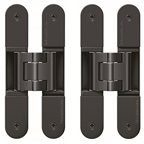 Gedotec Objekt-Türband aus Edelstahl-Design | 2 Stück Scharnier tiefschwarz matt | TECTUS | Tragkraft bis 80 kg | 3D verstellbar | Türscharnier Öffnungswinkel 180° | DIN links & DIN rechts verwendbar Gedotec Objekt-Türband aus Edelstahl-Design | 2 Stück Scharnier tiefschwarz matt | TECTUS | Tragkraft bis 80 kg | 3D verstellbar | Türscharnier Öffnungswinkel 180° | DIN links & DIN rechts verwendbar von Gedotec