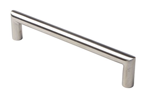 Design Schubladen-Griff Edelstahl Schrankgriff rund Möbelgriff Küche - LEILA | Relinggriff BA 480 mm | Türgriff Kleider-Schrank | Vollmaterial massiv | 1 Stück - Küchen-Griff silber matt mit Schrauben Design Schubladen-Griff Edelstahl Schrankgriff rund Möbelgriff Küche - LEILA | Relinggriff BA 480 mm | Türgriff Kleider-Schrank | Vollmaterial massiv | 1 Stück - Küchen-Griff silber matt mit Schrauben von Gedotec