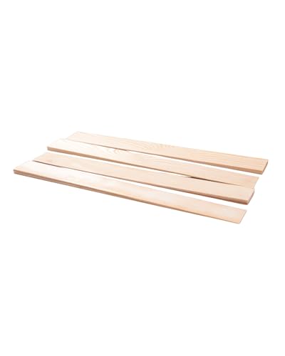 GEDOTEC Holzkeile | THE WOODZ | Unterlegkeile aus Kiefernholz | 32 x 197 mm, 12 Stück| Premium-Qualität, glatt und splitterfrei | zum Ausgleichen und Nivellieren von Böden und Holzkonstruktionen von Gedotec