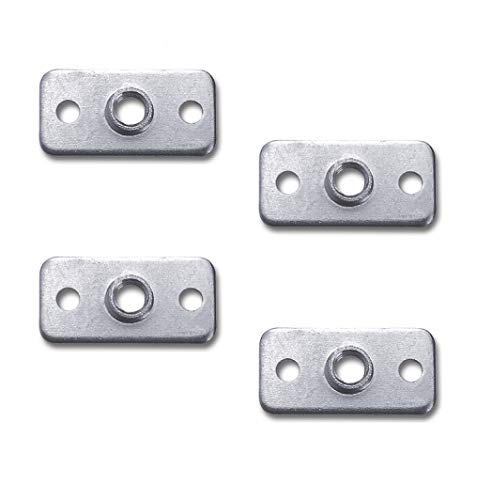 GedoTec Montageplatte M8 Gewinde für Möbelfüße & Verstellschrauben | Befestigungsplatte 40 x 20 mm | Stahl verzinkt | Befestigung für Sofa - Couch - Möbel UVM. | 4 Stück - Anschraubplatte mit Gewinde GedoTec Montageplatte M8 Gewinde für Möbelfüße & Verstellschrauben | Befestigungsplatte 40 x 20 mm | Stahl verzinkt | Befestigung für Sofa - Couch - Möbel UVM. | 4 Stück - Anschraubplatte mit Gewinde von Gedotec