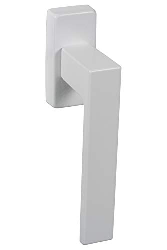 Gedotec Aluminium Fenstergriff weiß Fensterolive auf Oval-Rosette - PUSH 1317 | Drehkipp-Rasterolive ohne Schließzylinder | Griff Alu weiss matt | 1 Stück - Fenster-Beschlag L-Form inkl. Schrauben Gedotec Aluminium Fenstergriff weiß Fensterolive auf Oval-Rosette - PUSH 1317 | Drehkipp-Rasterolive ohne Schließzylinder | Griff Alu weiss matt | 1 Stück - Fenster-Beschlag L-Form inkl. Schrauben von Gedotec