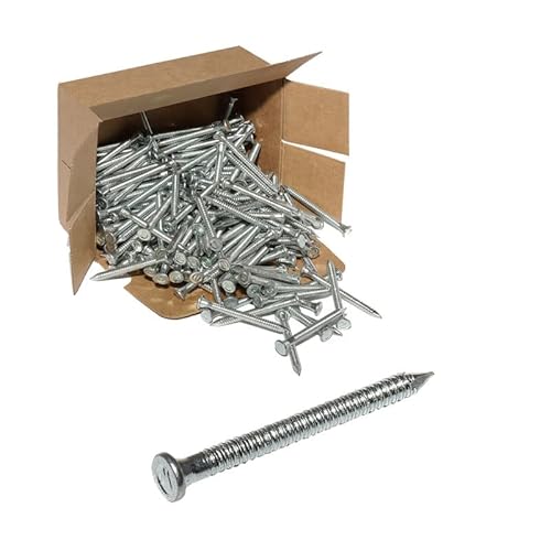 Gedotec Ankernägel mit profiliertem Schaft | 4,0 x 50 mm - 195 Stück | Rillennägel verzinkt - Ideal für tragende Verbindungen | Großpackung Harpunennägel mit Widerhaken - Palettennägel - Kammnägel - Gedotec Ankernägel mit profiliertem Schaft | 4,0 x 50 mm - 195 Stück | Rillennägel verzinkt - Ideal für tragende Verbindungen | Großpackung Harpunennägel mit Widerhaken - Palettennägel - Kammnägel - von Gedotec