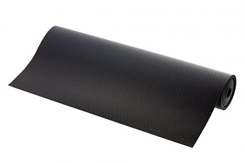 Gedotec Antirutschmatte Schubladen-Matte | 1 Rolle Nicht klebende rutschfeste Matte Schwarz | AXISPACE | 5000 x 480 mm für Küchenschublade antirutsch - zuschneidbar | schubladen ordnungssystem küche von Gedotec