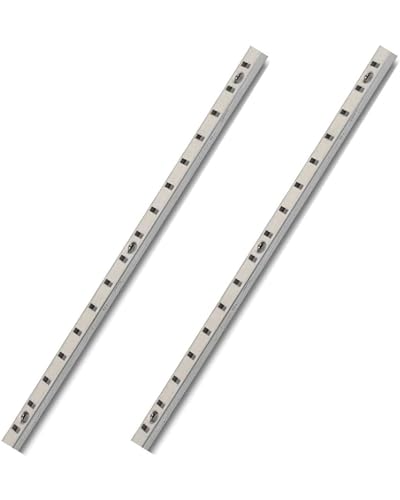 Gedotec Bodenträgerschiene VARI Wandschiene Metall zum Aufschrauben & Einlassen | Regalschiene für Wand-Montage | Länge: 2000 mm | Stahl vernickelt | 2 Stück - Fachbodenträger-Schiene für Regalträger Gedotec Bodenträgerschiene VARI Wandschiene Metall zum Aufschrauben & Einlassen | Regalschiene für Wand-Montage | Länge: 2000 mm | Stahl vernickelt | 2 Stück - Fachbodenträger-Schiene für Regalträger von Gedotec