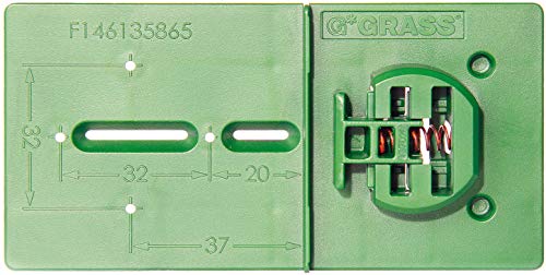 Gedotec Bohrschablone Topfband Bohrlehre Möbelscharnier GREEN JIG GRASS | Schablone für Lochreihe mit 32 mm Raster | MADE IN AUSTRIA | Kunststoff PVC grün | 1 Stück - Anreißlehre komfort Gedotec Bohrschablone Topfband Bohrlehre Möbelscharnier GREEN JIG GRASS | Schablone für Lochreihe mit 32 mm Raster | MADE IN AUSTRIA | Kunststoff PVC grün | 1 Stück - Anreißlehre komfort von Gedotec