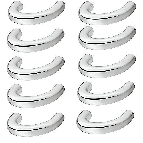 Gedotec Design Bogengriff 32 mm Möbelgriff Chrom poliert Schubladengriff Küche - H10139 | Schrankgriff gebogen | LEONIE | Bügelgriff aus Metall für Möbel & Kommoden | 10 Stk Küchengriff mit Schrauben Gedotec Design Bogengriff 32 mm Möbelgriff Chrom poliert Schubladengriff Küche - H10139 | Schrankgriff gebogen | LEONIE | Bügelgriff aus Metall für Möbel & Kommoden | 10 Stk Küchengriff mit Schrauben von Gedotec