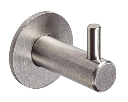 Gedotec Design Garderobenhaken Edelstahl Kleiderhaken einzeln - HOLY | Handtuchhaken mit Einzelhaken | Wandhaken zum Schrauben | 1 Stück Mantel-Haken silber matt gebürstet inkl. Befestigungsmaterial Gedotec Design Garderobenhaken Edelstahl Kleiderhaken einzeln - HOLY | Handtuchhaken mit Einzelhaken | Wandhaken zum Schrauben | 1 Stück Mantel-Haken silber matt gebürstet inkl. Befestigungsmaterial von Gedotec