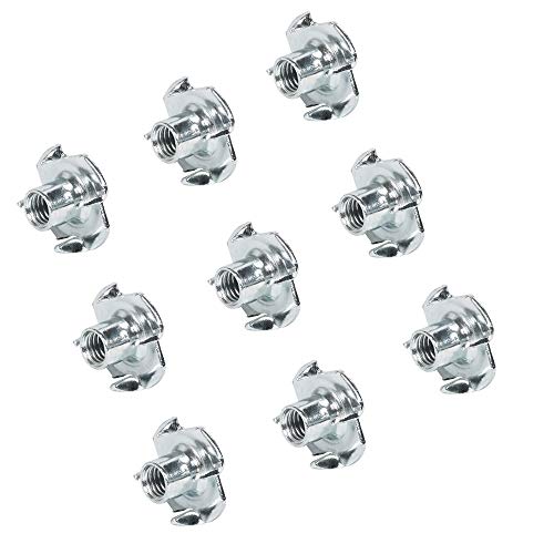 Gedotec Einschlaggewinde Möbelverbinder Metall Einschraubmutter mit 4 Einschlagspitzen | Gewinde-Einsatz mit Innen-Gewinde M5 x 7,0 mm | Stahl verzinkt | 25 Stück - Eindrehmuffen Holz zum Eindrücken Gedotec Einschlaggewinde Möbelverbinder Metall Einschraubmutter mit 4 Einschlagspitzen | Gewinde-Einsatz mit Innen-Gewinde M5 x 7,0 mm | Stahl verzinkt | 25 Stück - Eindrehmuffen Holz zum Eindrücken von Gedotec