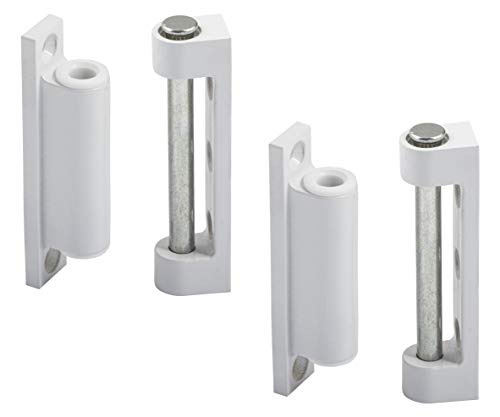 Gedotec Fenster-Scharnier aus Kunststoff | 2 Stück - Aufschraubband für für Insektenschutz Fenster oder Türen | Fensterband weiß zum Aufschrauben | Renovierband 20 x 75 mm | Türband - Fiberglas Gedotec Fenster-Scharnier aus Kunststoff | 2 Stück - Aufschraubband für für Insektenschutz Fenster oder Türen | Fensterband weiß zum Aufschrauben | Renovierband 20 x 75 mm | Türband - Fiberglas von Gedotec